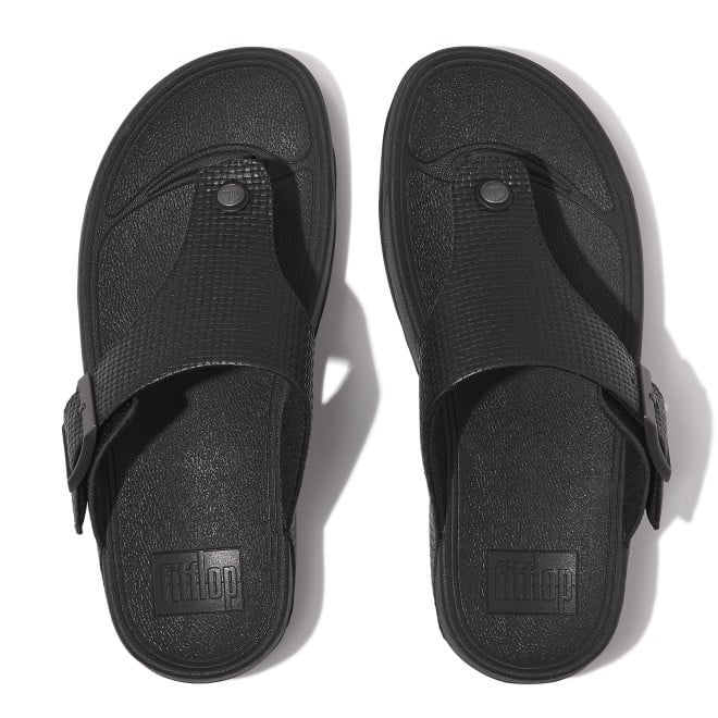 Fitflop Trakk II Mens Buckle Weave Leather Toe-Thongs (SKU: 338-384-11-10)