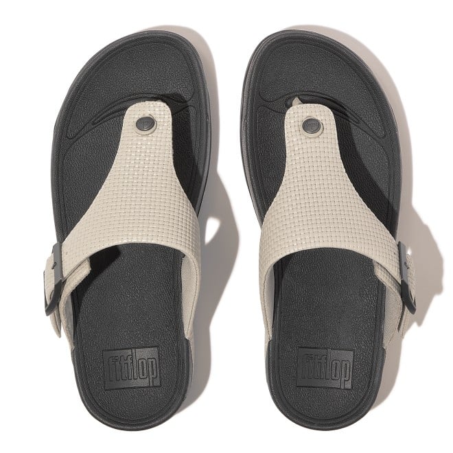 Fitflop Trakk II Mens Buckle Weave Leather Toe-Thongs (SKU: 338-384-14-9)