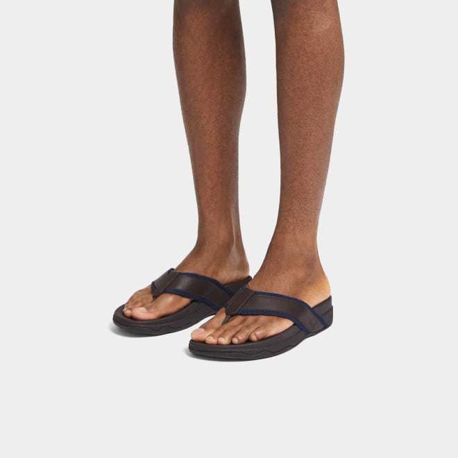 Fitflop Surfer Men Webbing Leather Toe-Post Sandals (SKU: 338-394-12-10)