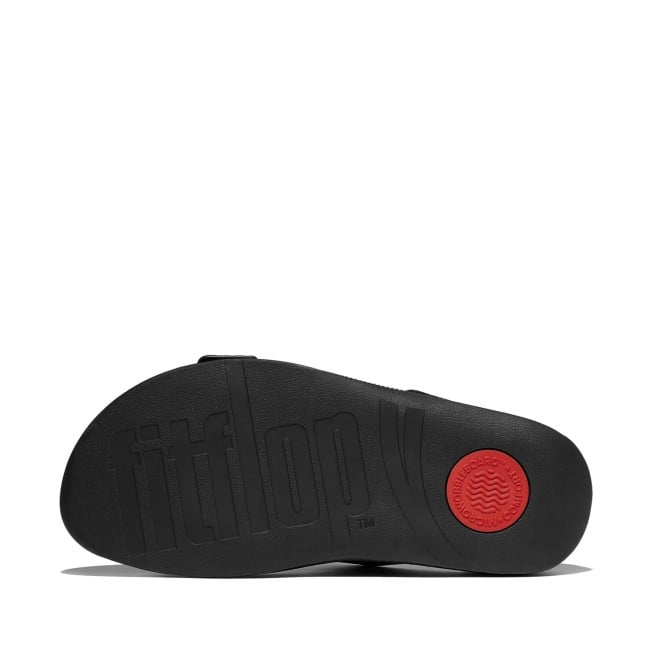 Fitflop Gogh Moc Mens Buckle Embossed-Leather Slides (SKU: 338-418-11-7)