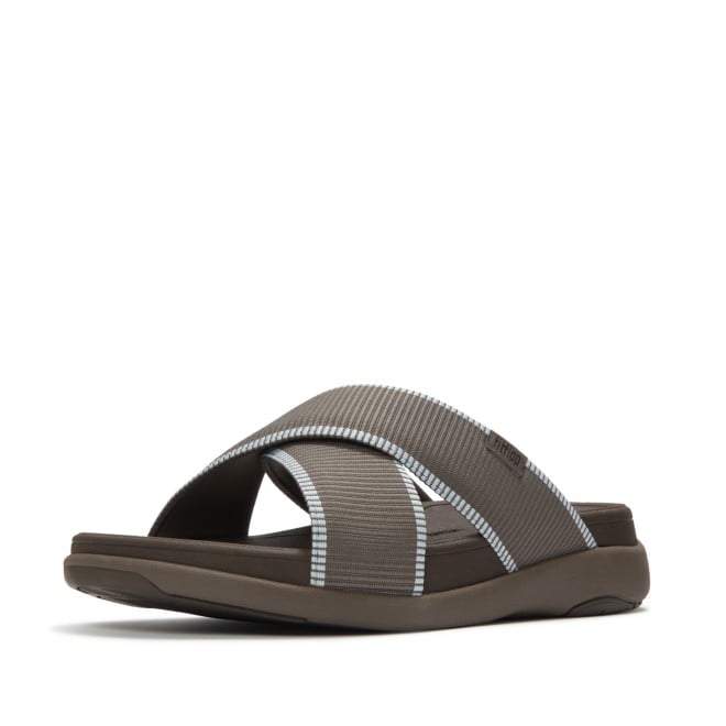 Fitflop F-Mode Go Mens W-Resistant Webbing Cross Slides (SKU: 338-435-59-7)