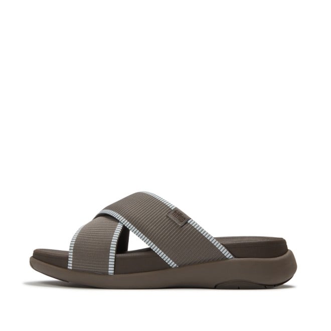 Fitflop F-Mode Go Mens W-Resistant Webbing Cross Slides