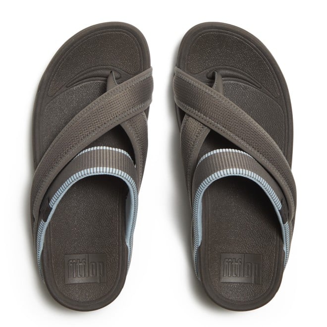 Fitflop Sling Mens W-Resistant Mesh-Webbing T-Post Sandals (SKU: 338-439-32-7)
