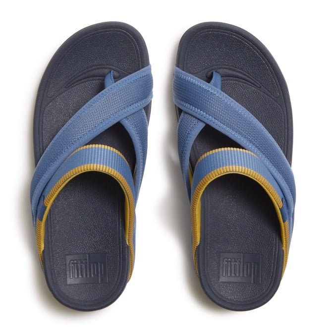 Fitflop Sling Mens W-Resistant Mesh-Webbing T-Post Sandals (SKU: 338-439-45-7)