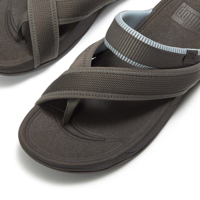 Fitflop Sling Mens W-Resistant Mesh-Webbing T-Post Sandals (SKU: 338-439-32-7)