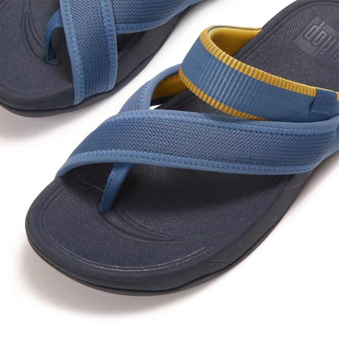 Fitflop Sling Mens W-Resistant Mesh-Webbing T-Post Sandals (SKU: 338-439-45-7)