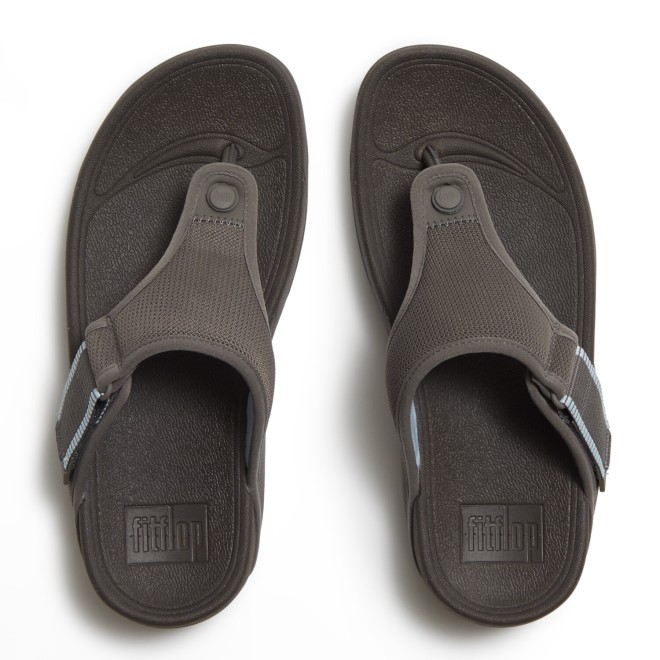 Fitflop Trakk Mens Adj. W-Resistant Mesh Toe-Post Sandals (SKU: 338-440-32-7)