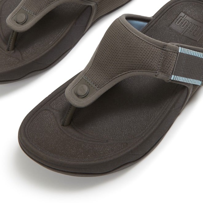 Fitflop Trakk Mens Adj. W-Resistant Mesh Toe-Post Sandals (SKU: 338-440-32-7)