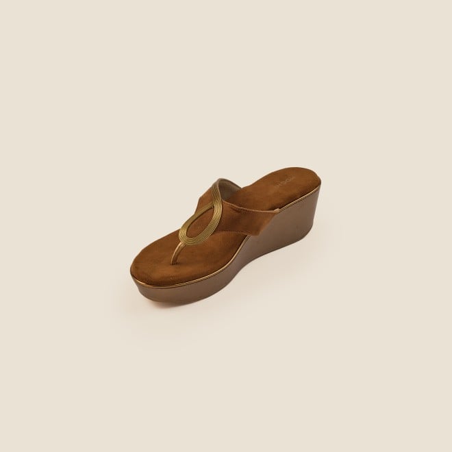 Mochi Women Tan Casual Slip Ons (SKU: 34-113-23-36)