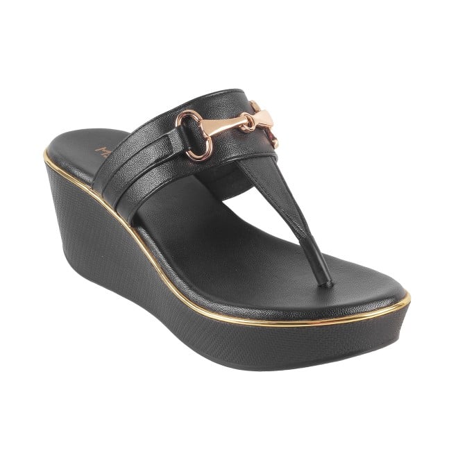 Mochi Women Black Casual Slip Ons (SKU: 34-113-11-36)