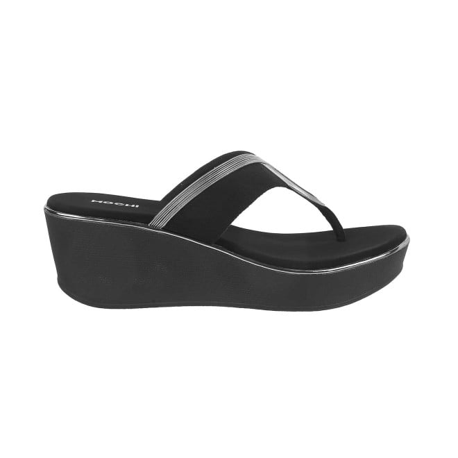 Mochi Women Black Casual Slip Ons (SKU: 34-113-11-36)