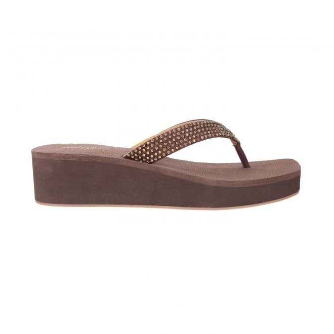 Mochi Women Brown Casual Sandals (SKU: 34-131-12-36)