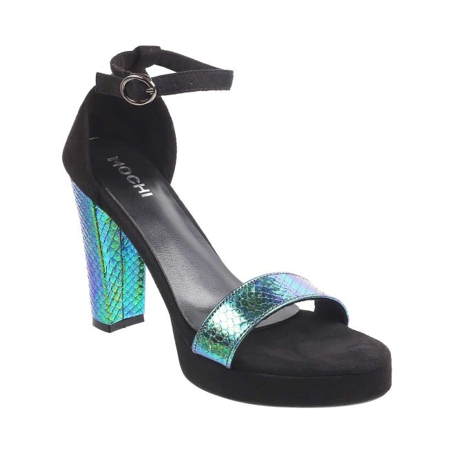 Mochi Women Black Party Sandals (SKU: 34-141-11-36)