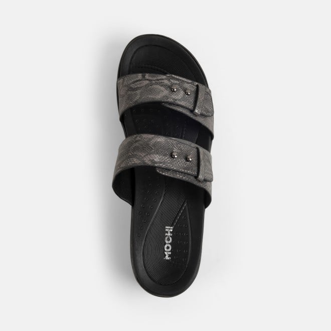 Mochi Women Grey Casual Slip Ons (SKU: 34-159-14-36)