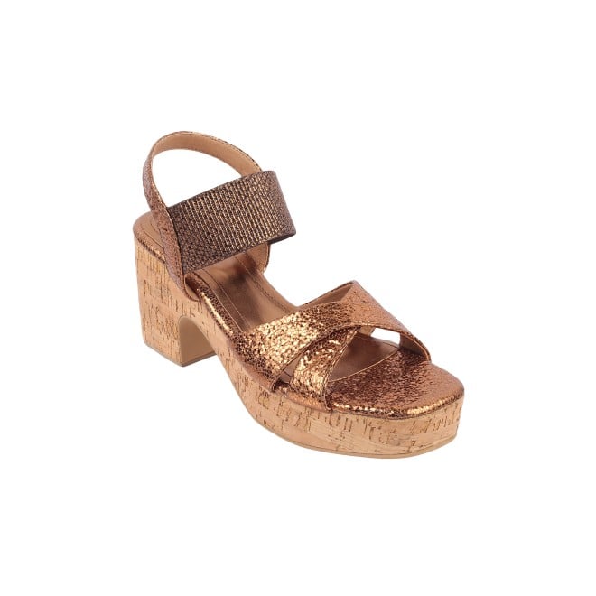 Mochi Women Antic-gold Casual Sandals (SKU: 34-163-28-36)