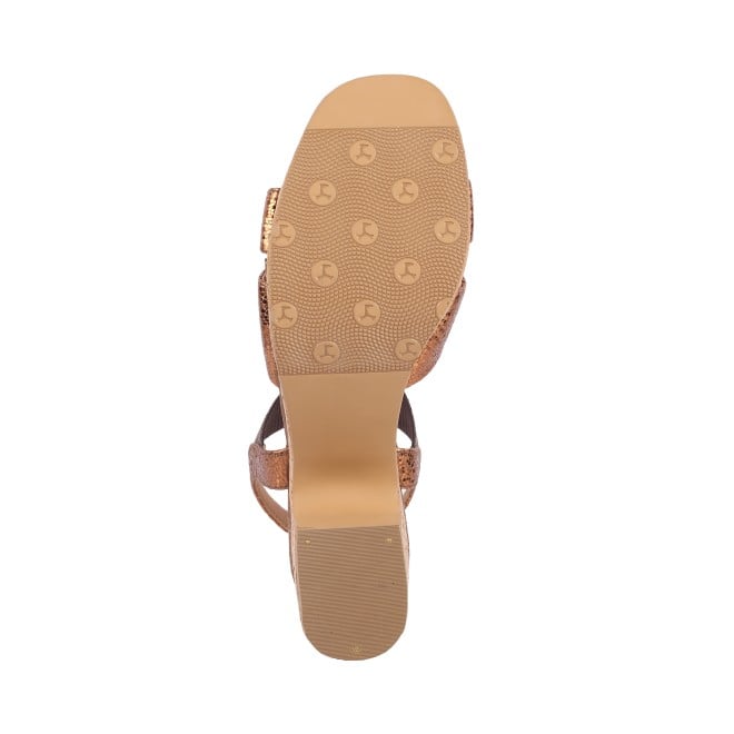 Mochi Women Antic-gold Casual Sandals (SKU: 34-163-28-36)