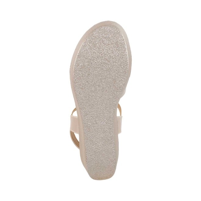 Mochi Women Gold Casual Sandals (SKU: 34-175-15-37)