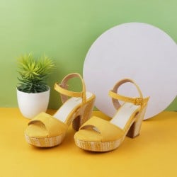 Women Yellow Casual Sandals