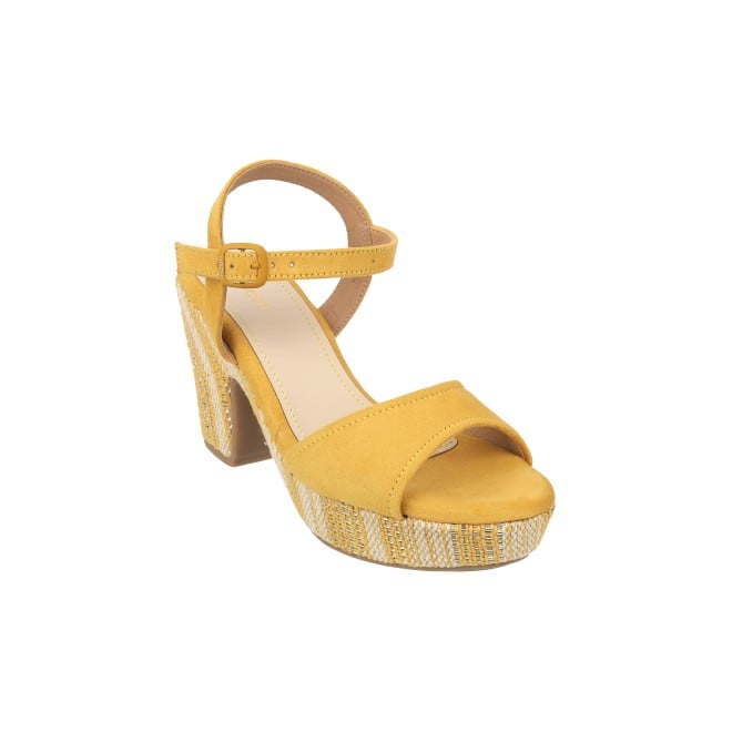 Mochi Women Yellow Casual Sandals (SKU: 34-180-33-36)