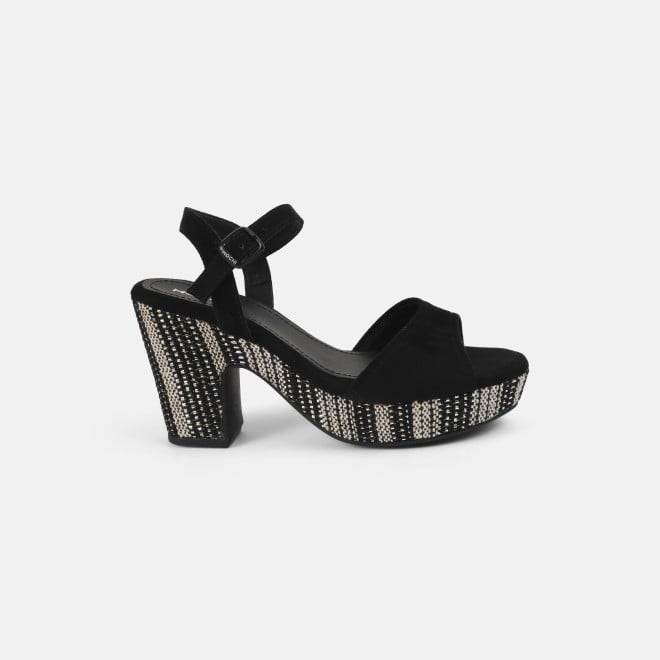 Mochi Women Black Casual Sandals (SKU: 34-180-11-36)