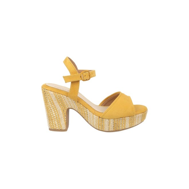 Mochi Women Yellow Casual Sandals (SKU: 34-180-33-36)