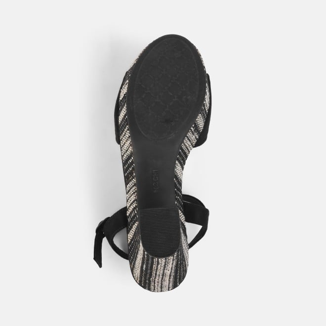 Mochi Women Black Casual Sandals (SKU: 34-180-11-36)