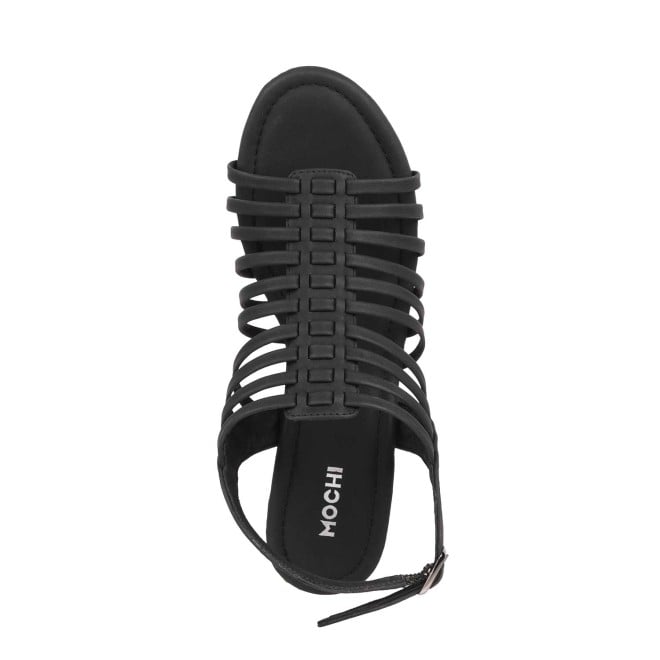Mochi Women Black Casual Sandals (SKU: 34-181-11-36)