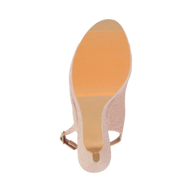 Mochi Women Rose-Gold Party Sandals (SKU: 34-193-52-39)