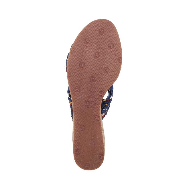 Mochi Women Navy-Blue Casual Slip Ons (SKU: 34-213-17-36)