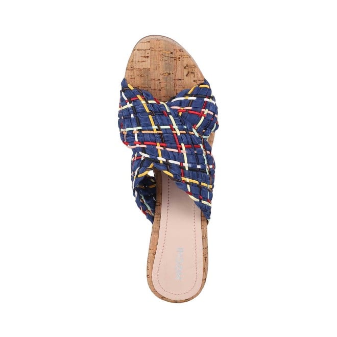 Mochi Women Navy-Blue Casual Slip Ons (SKU: 34-213-17-36)