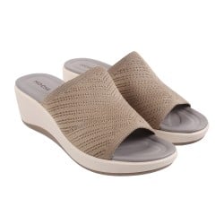 Women Beige Casual Slip Ons