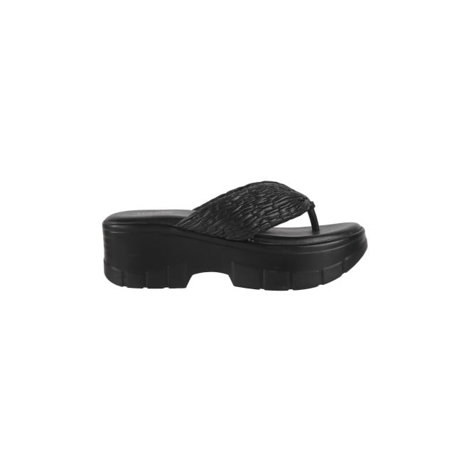 Mochi Women Black Casual Slip Ons (SKU: 34-240-11-36)