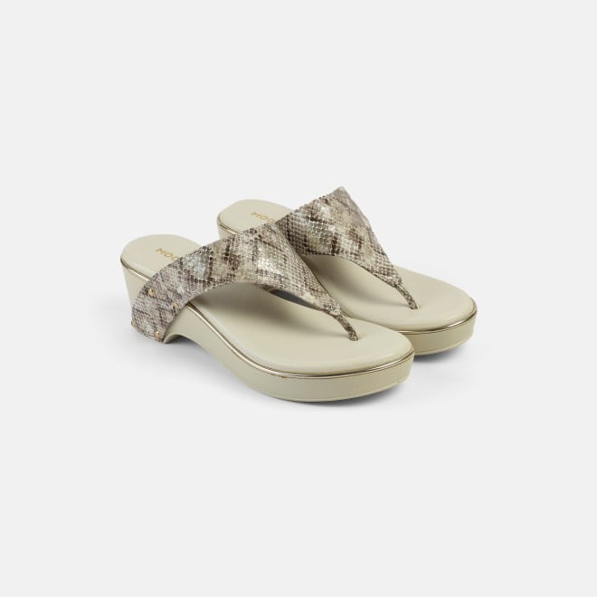 Mochi Women Beige Casual Slip Ons (SKU: 34-244-20-36)