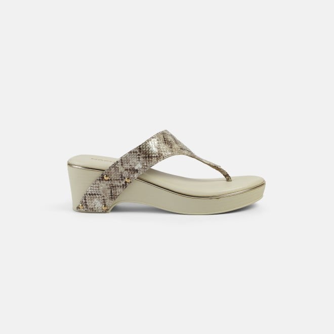 Mochi Women Beige Casual Slip Ons (SKU: 34-244-20-36)