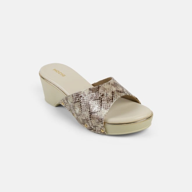 Mochi Women Beige Casual Slip Ons (SKU: 34-245-20-36)
