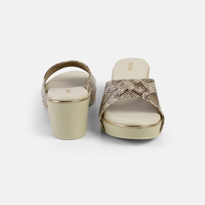 Mochi Women Beige Casual Slip Ons (SKU: 34-245-20-36)