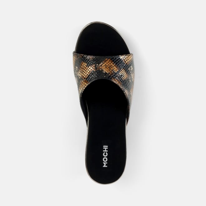 Mochi Women Black Casual Slip Ons (SKU: 34-245-11-36)