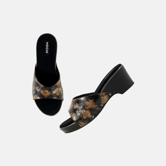 Mochi Women Black Casual Slip Ons (SKU: 34-245-11-36)