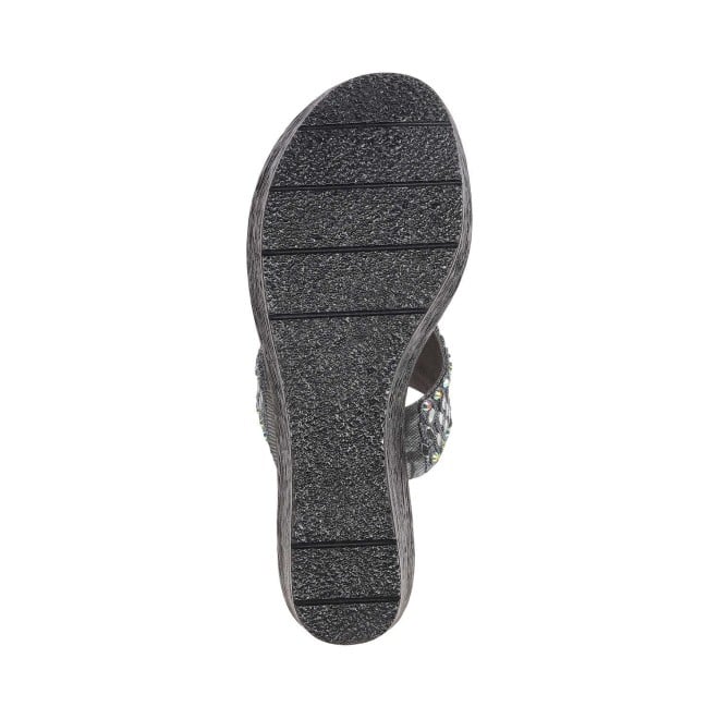 Mochi Women Grey Casual Slippers (SKU: 34-247-14-36)