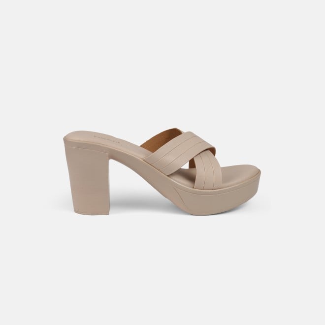 Mochi Women Beige Casual Slip Ons (SKU: 34-250-20-36)