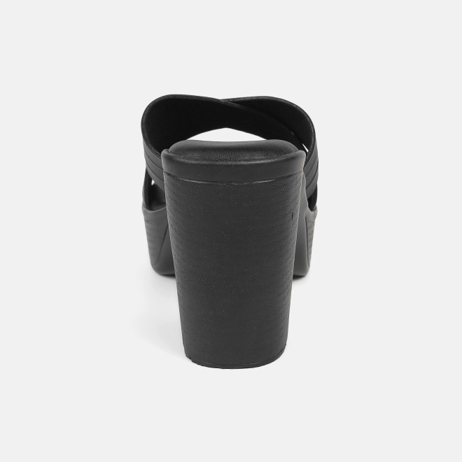 Mochi Women Black Casual Slip Ons (SKU: 34-250-11-37)