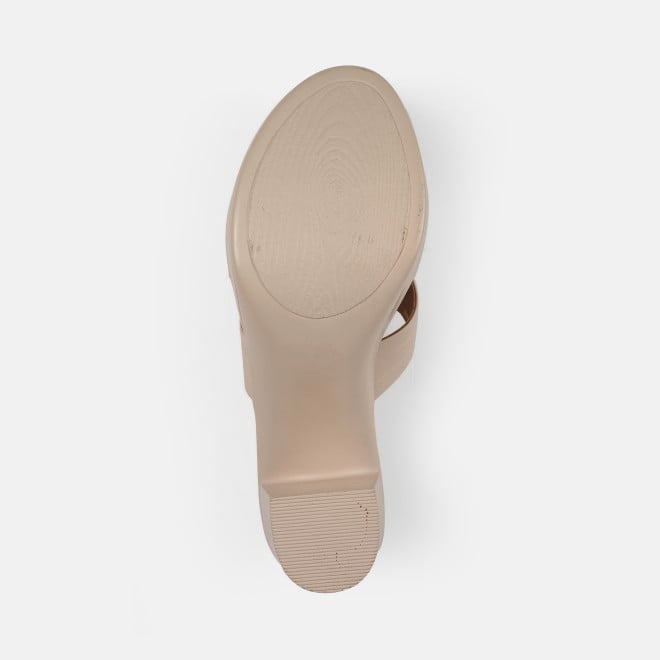 Mochi Women Beige Casual Slip Ons (SKU: 34-250-20-36)