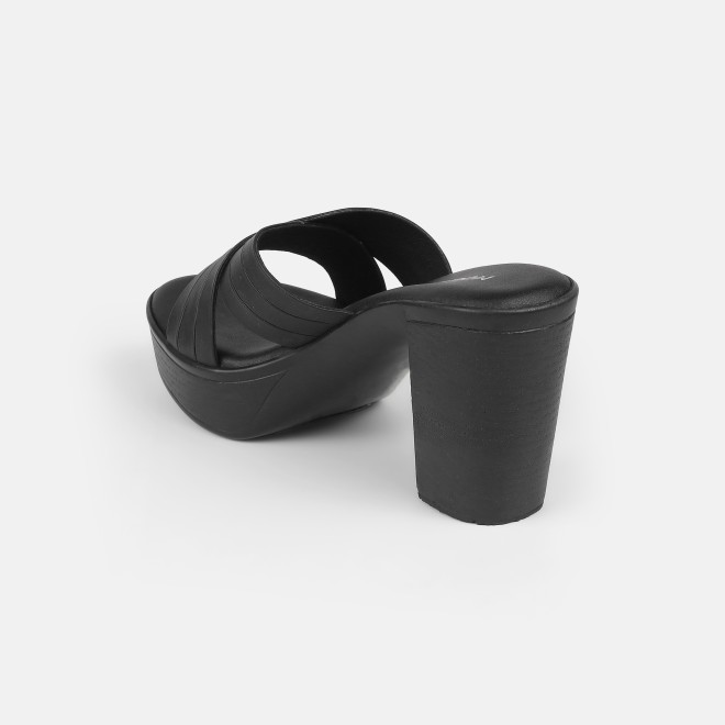 Mochi Women Black Casual Slip Ons (SKU: 34-250-11-37)