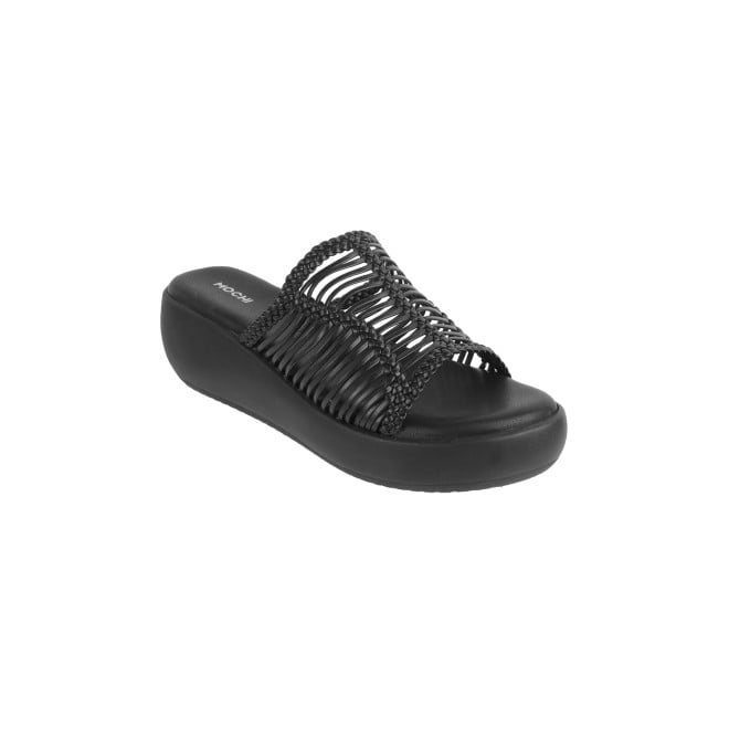 Mochi Women Black Casual Mules (SKU: 34-251-11-36)