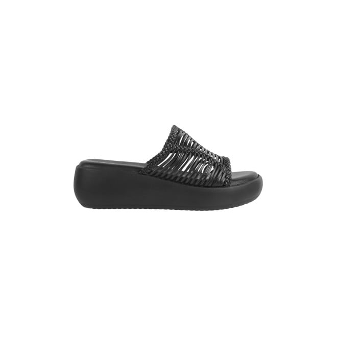 Mochi Women Black Casual Mules (SKU: 34-251-11-36)