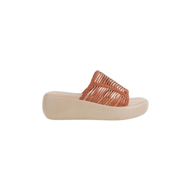 Mochi Women Tan Casual Mules (SKU: 34-251-23-36)