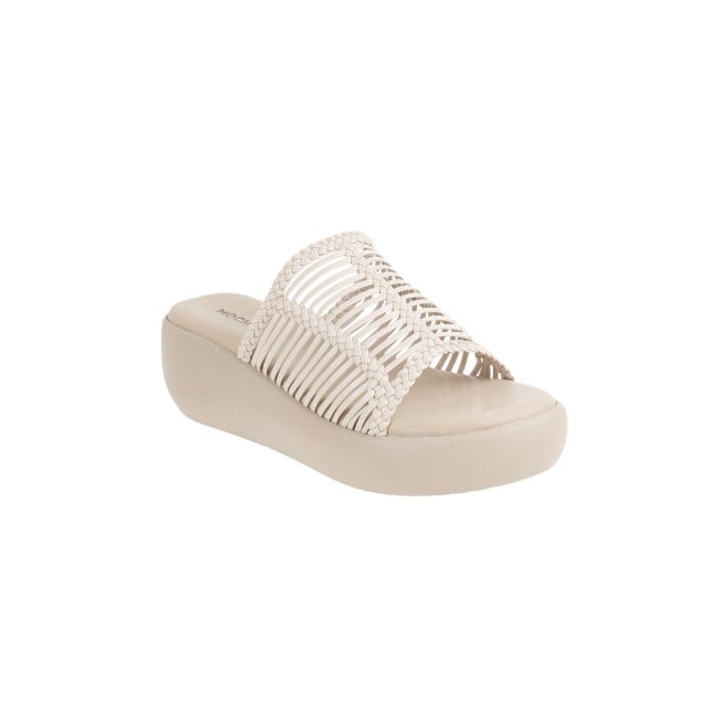 Mochi Women Off-white Casual Mules (SKU: 34-251-66-36)