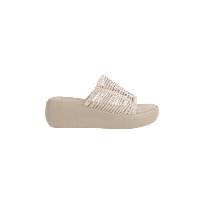 Mochi Women Off-white Casual Mules (SKU: 34-251-66-36)