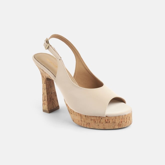 Mochi Women Beige Casual Sandals (SKU: 34-253-20-36)