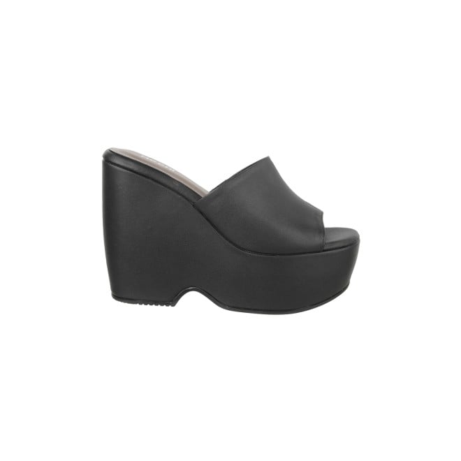 Mochi Women Black Casual Mules (SKU: 34-256-11-36)